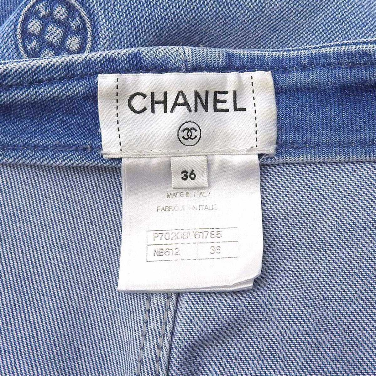 Chanel Denim Pants P70208V61785 Blue