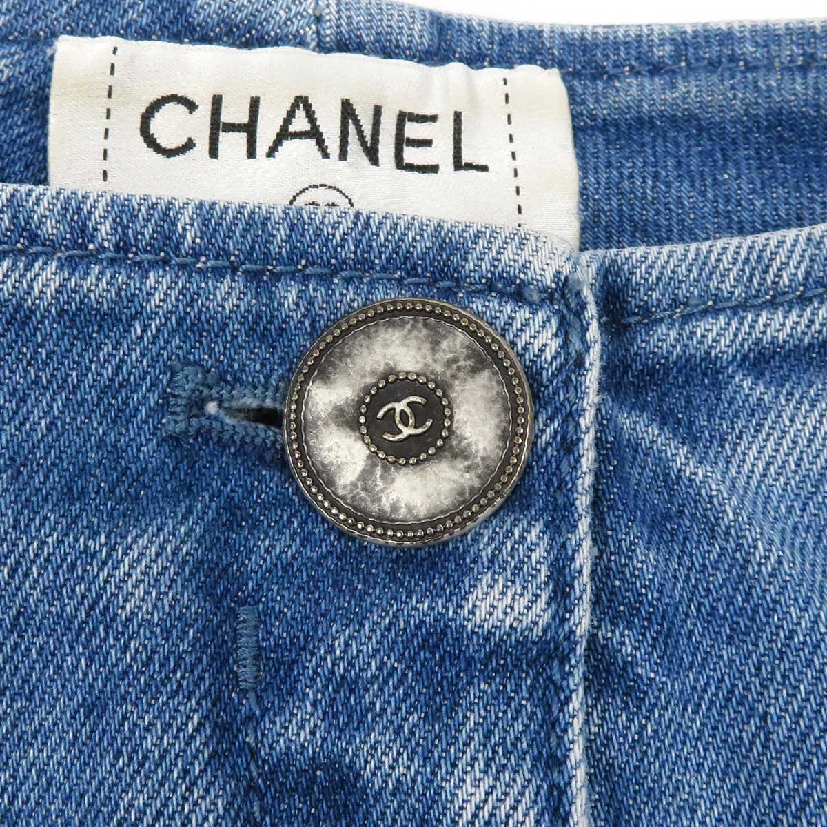 Chanel Denim Pants P70208V61785 Blue