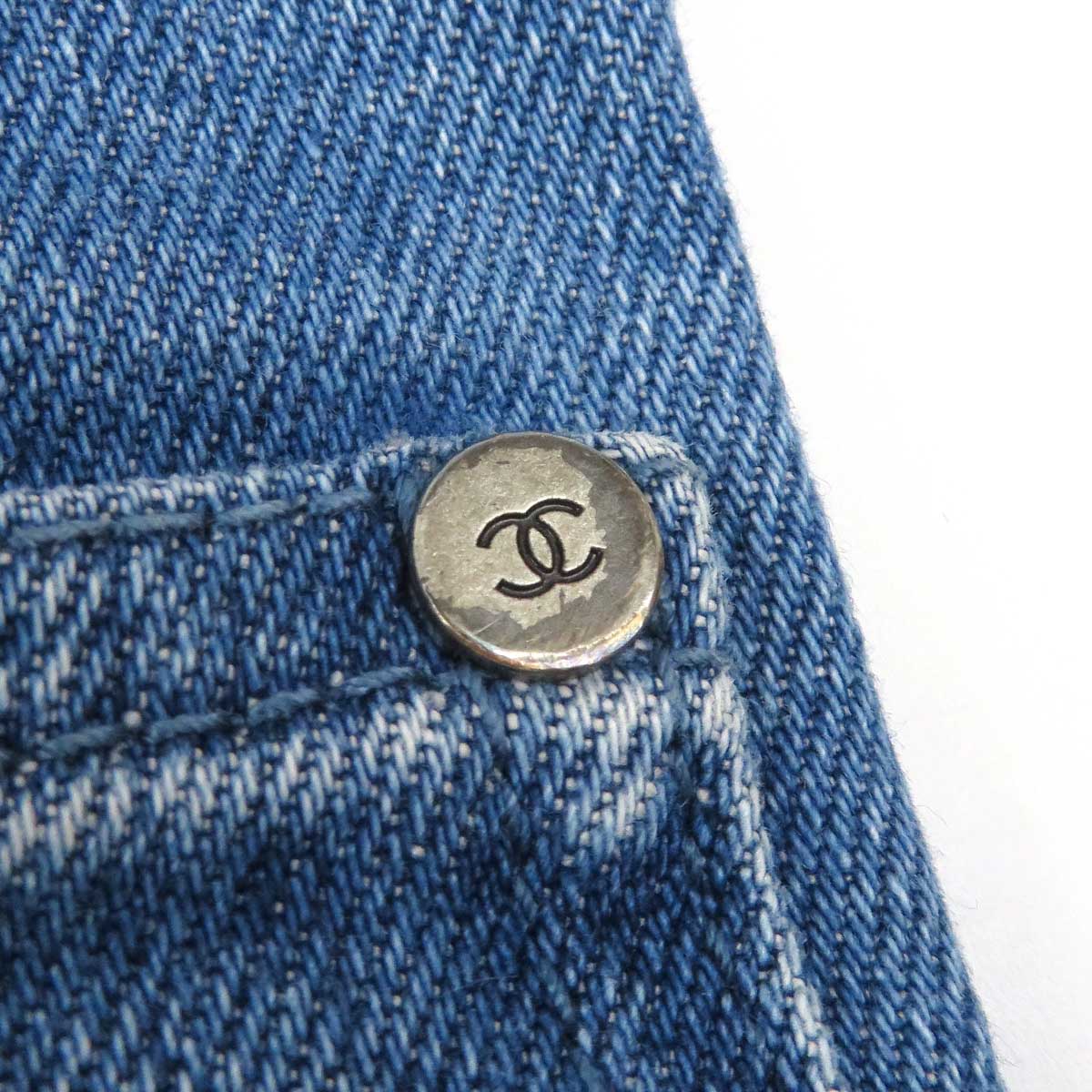 Chanel Denim Pants P70208V61785 Blue