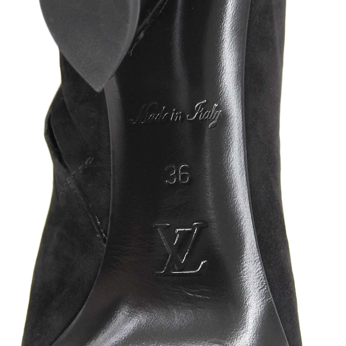 Louis Vuitton Suede Leather Ankle Boots 1A965S