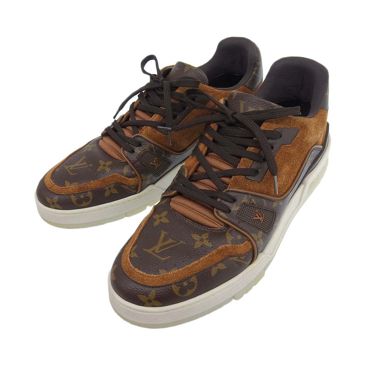 Louis Vuitton Monogram Sneakers Brown 46626