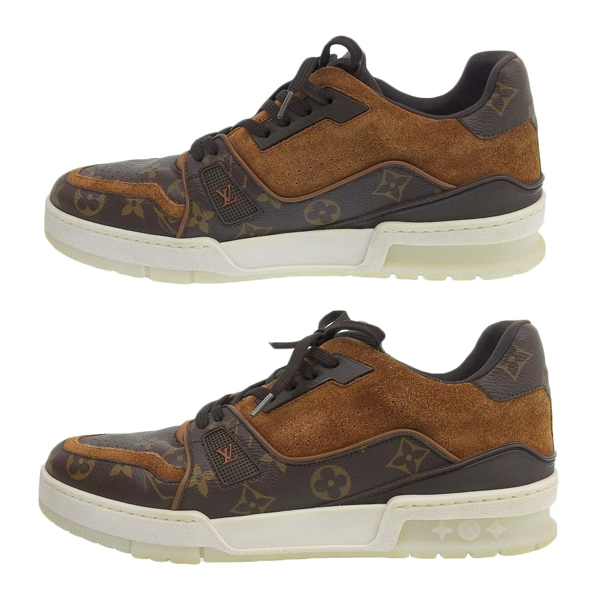 Louis Vuitton Monogram Sneakers Brown 46626