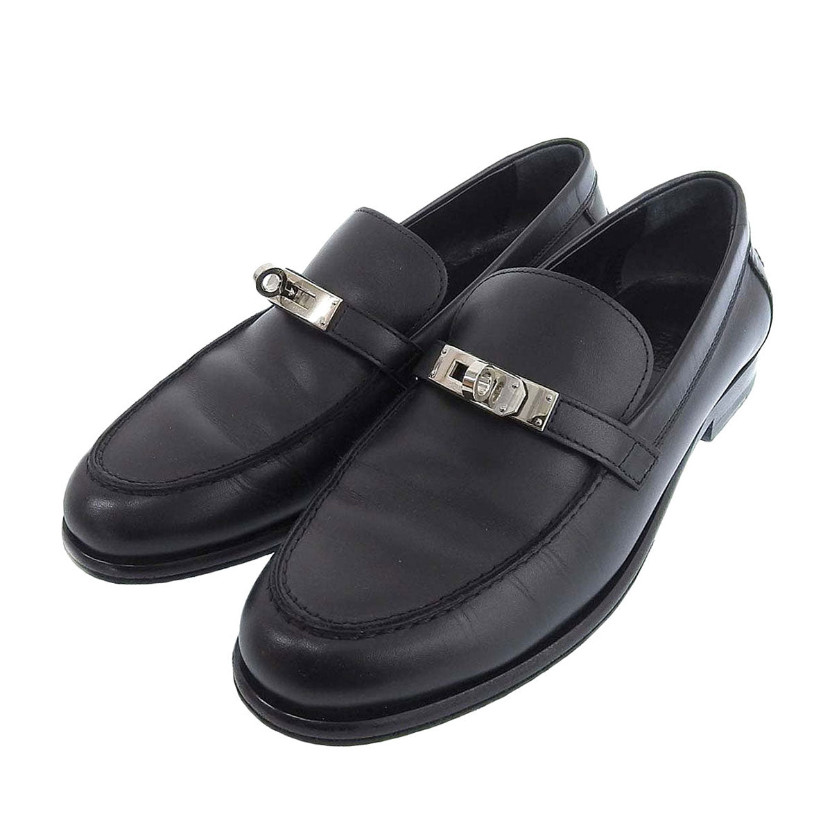 Hermes Black Moccasins 46628