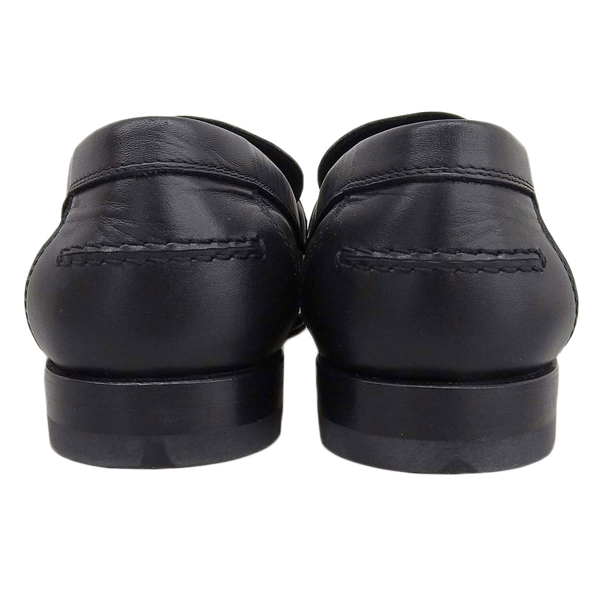 Hermes Black Moccasins 46628