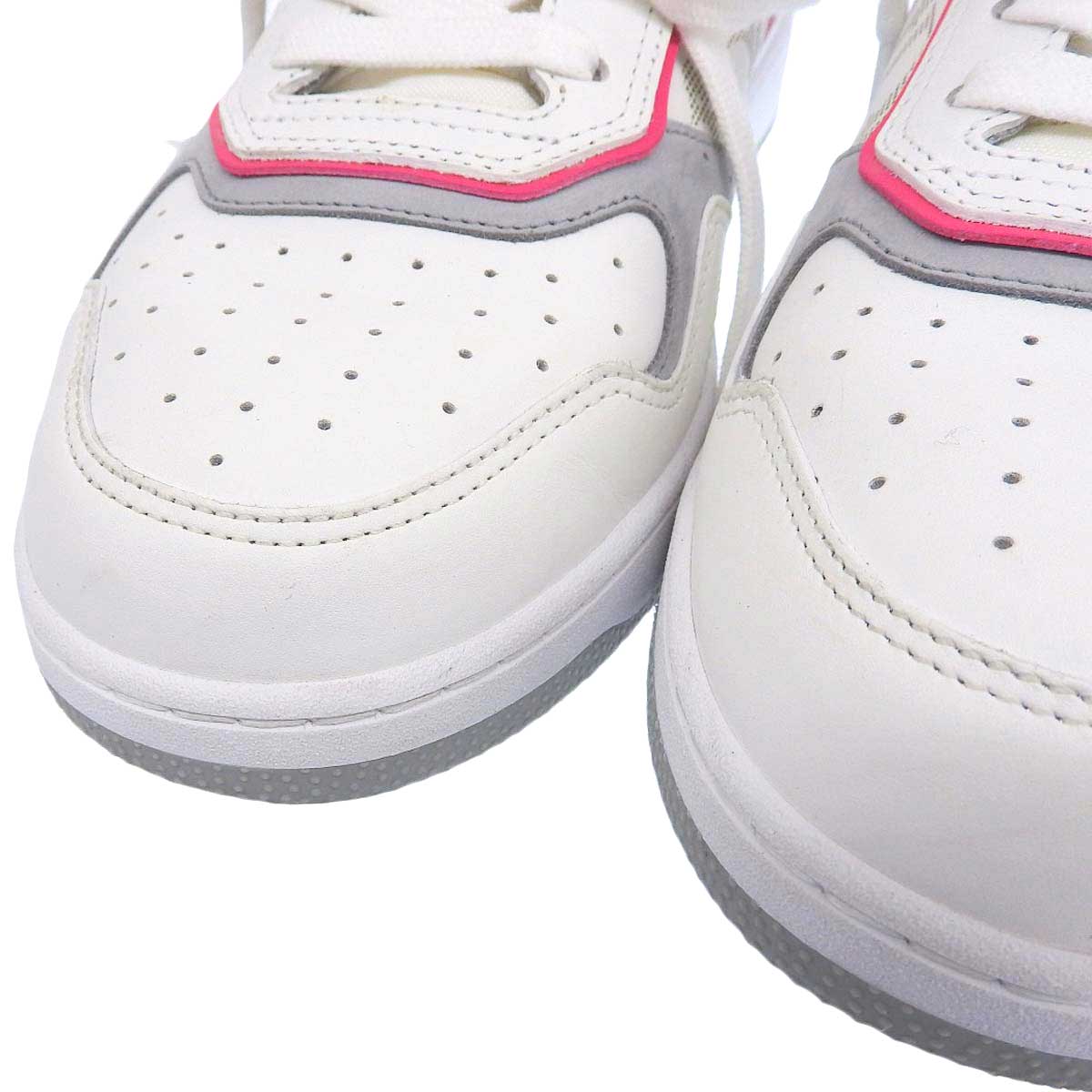 Dior Oblique High-Top Sneakers White Pink