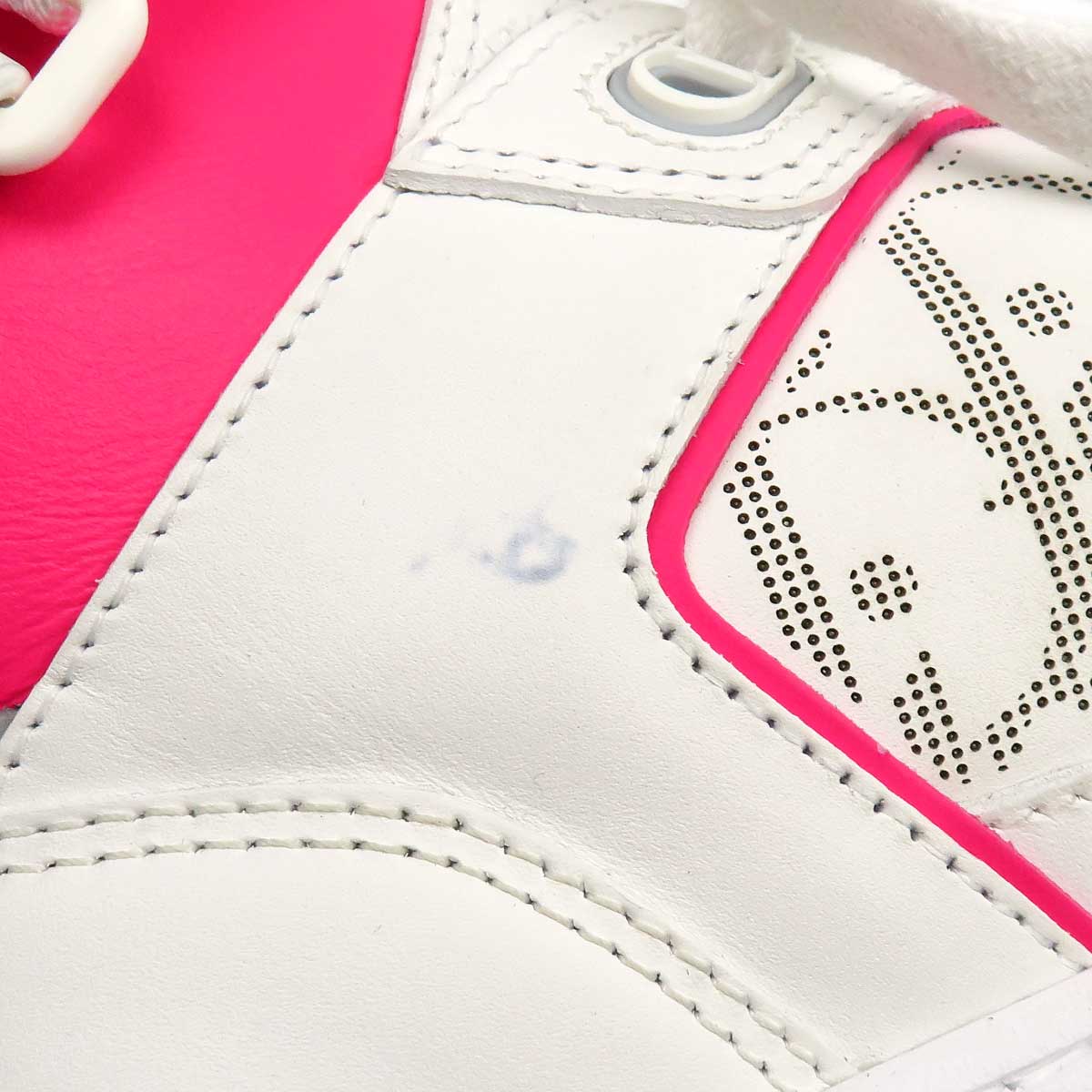 Dior Oblique High-Top Sneakers White Pink