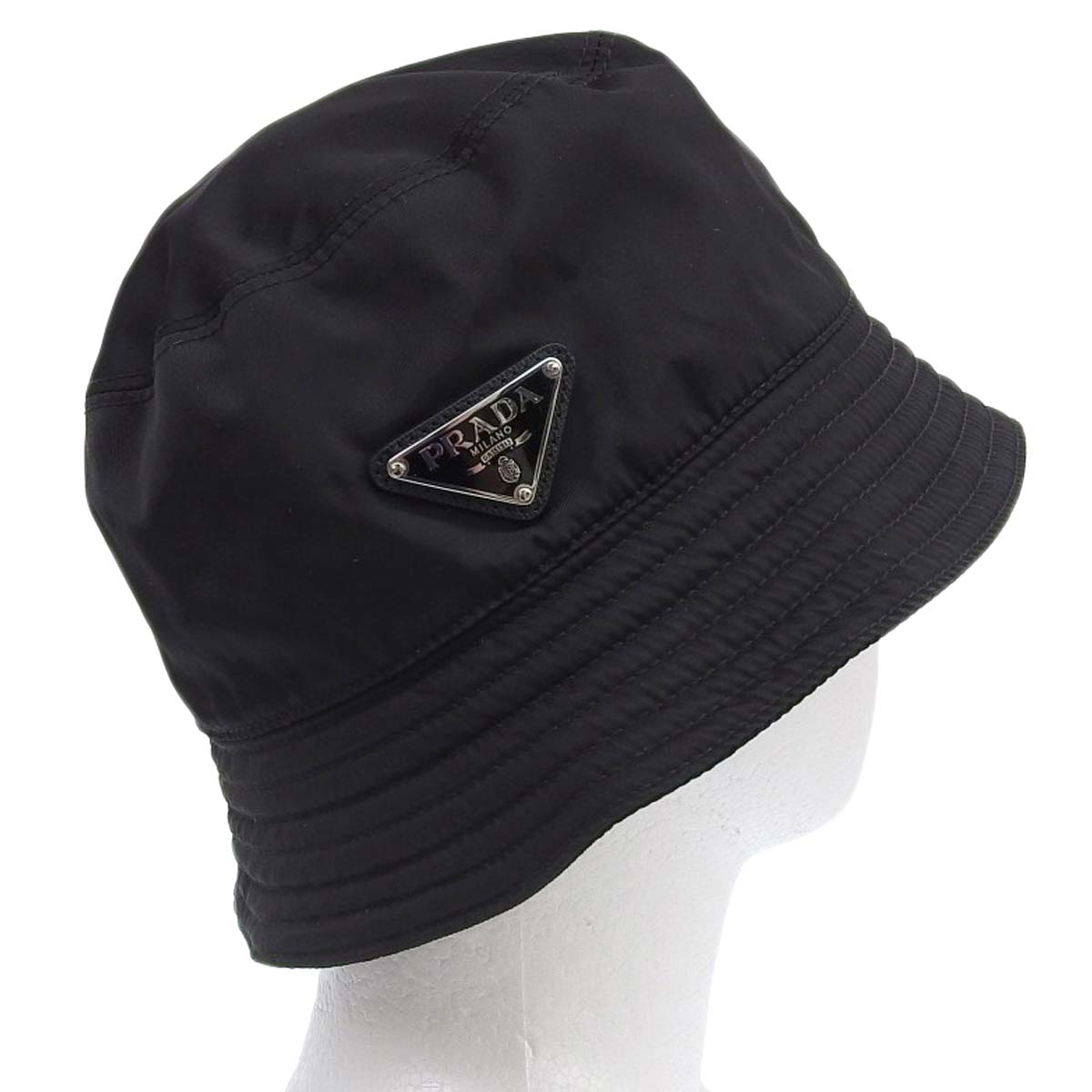 Prada Nylon Bucket Hat Black