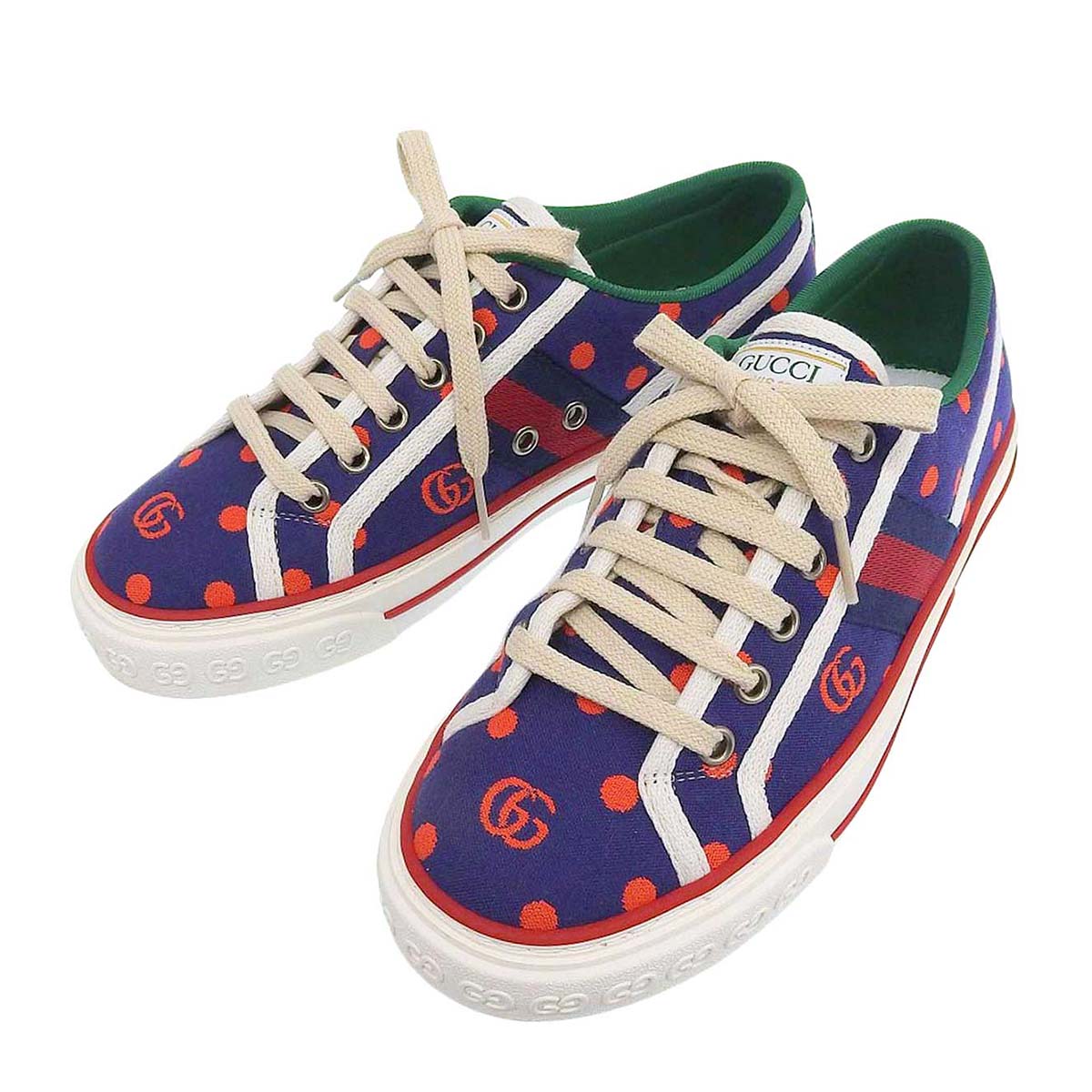 Gucci Sneakers Navy Red Green 46628