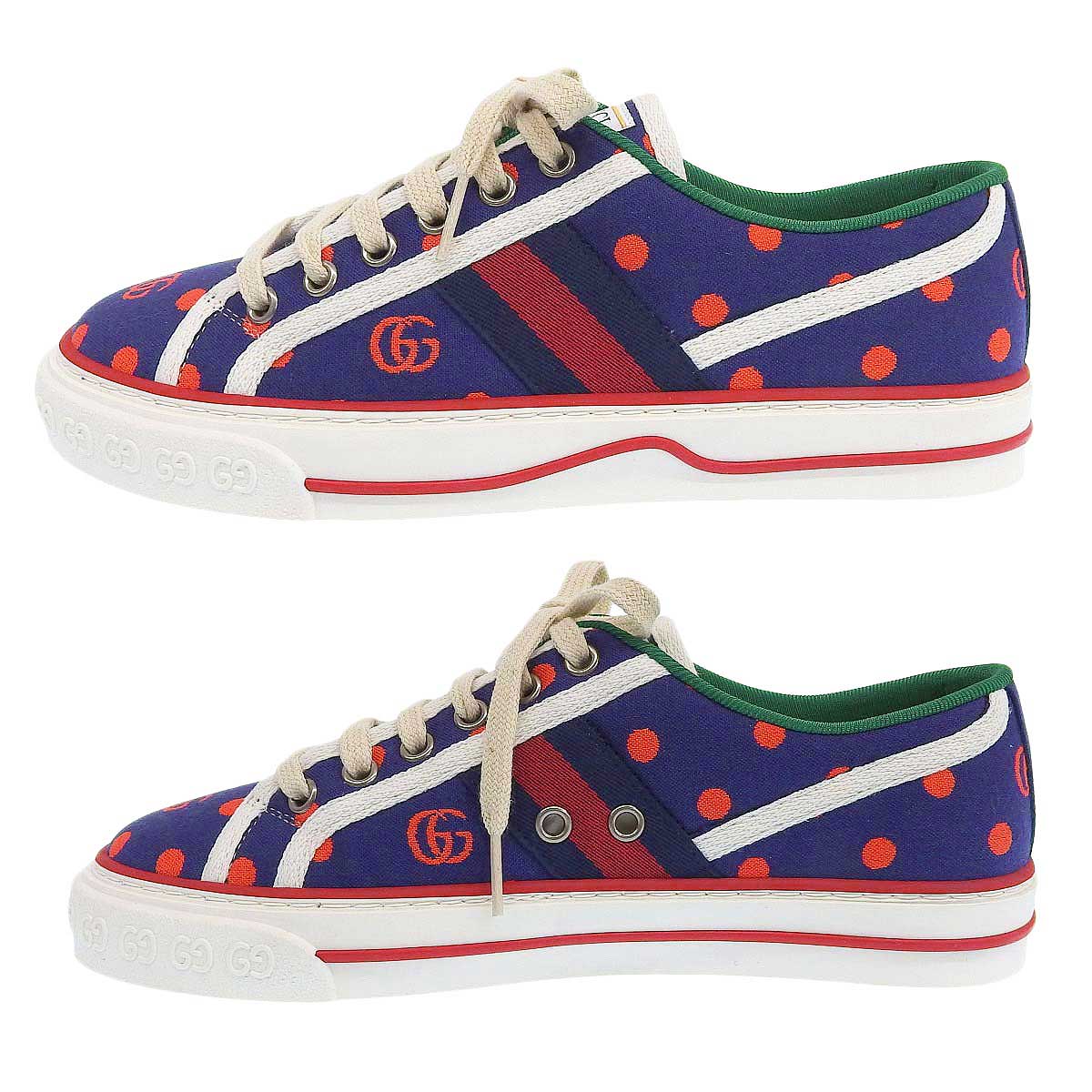 Gucci Sneakers Navy Red Green 46628