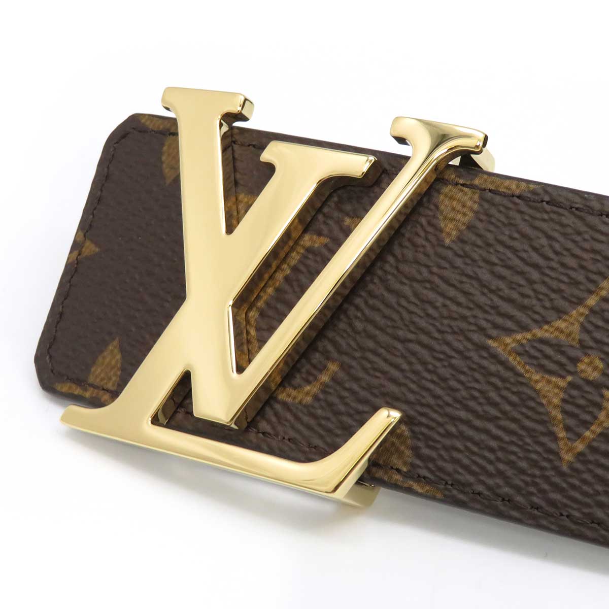 Louis Vuitton Leather Monogram Belt M0566