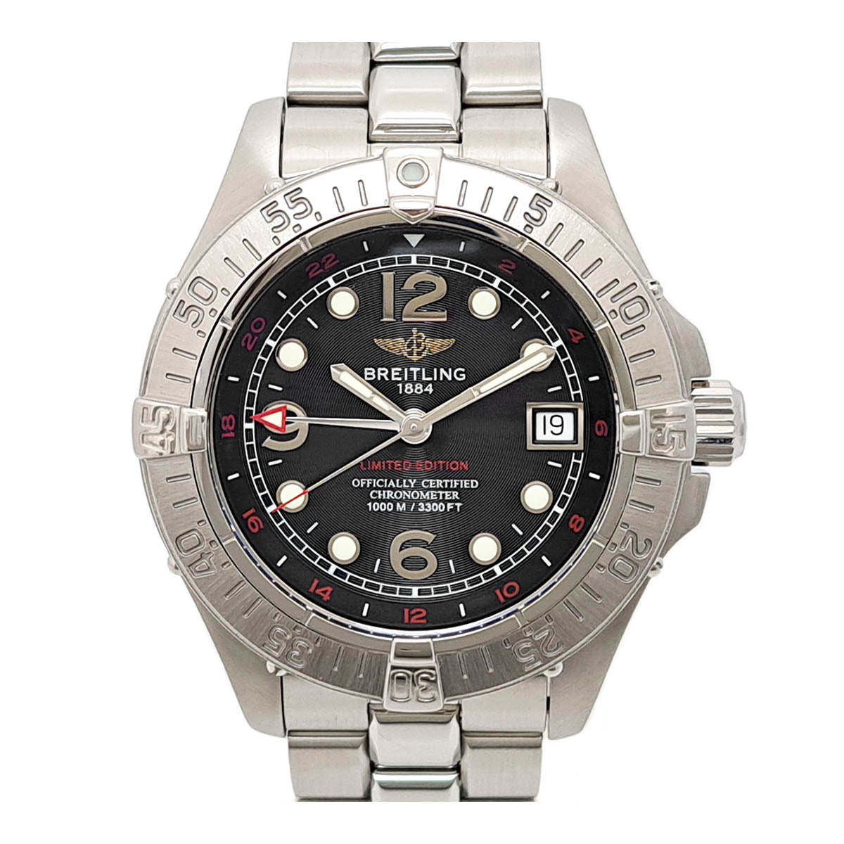 Breitling Stainless Steel Automatic Superocean GMT A32360