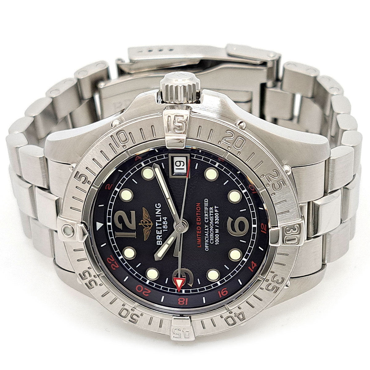 Breitling Stainless Steel Automatic Superocean GMT A32360