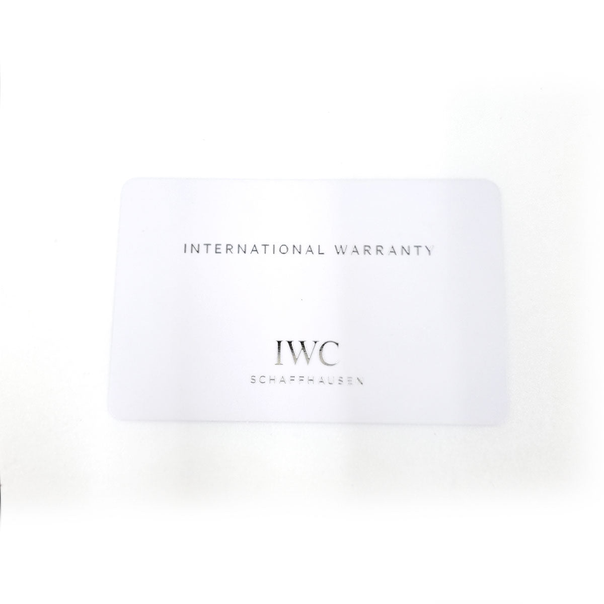 IWC Stainless Steel Leather Chronograph Watch IW371446