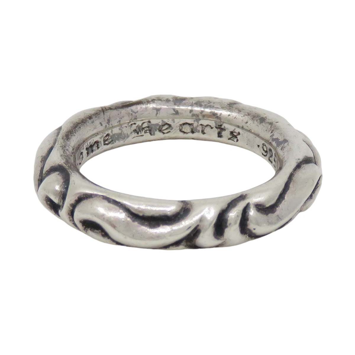 Chrome Hearts SV925 Scroll Band Ring