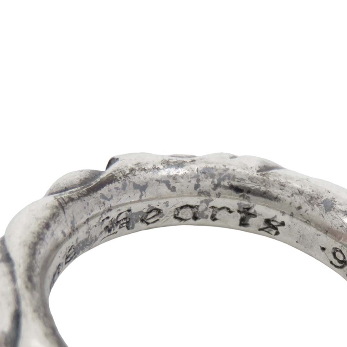 Chrome Hearts SV925 Scroll Band Ring