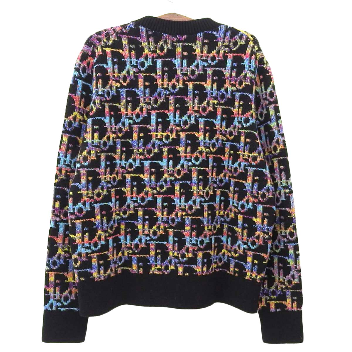 Dior Wool Oblique Jacquard Sweater Black