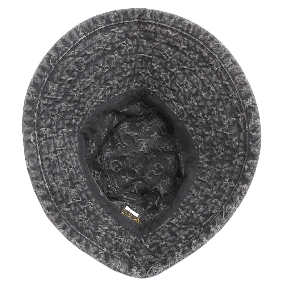 Louis Vuitton Monogram Denim Hat Black