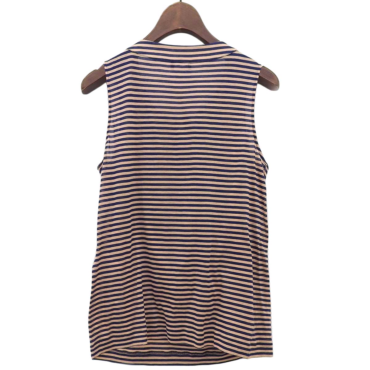 Chanel Tank Top Pink Navy Striped