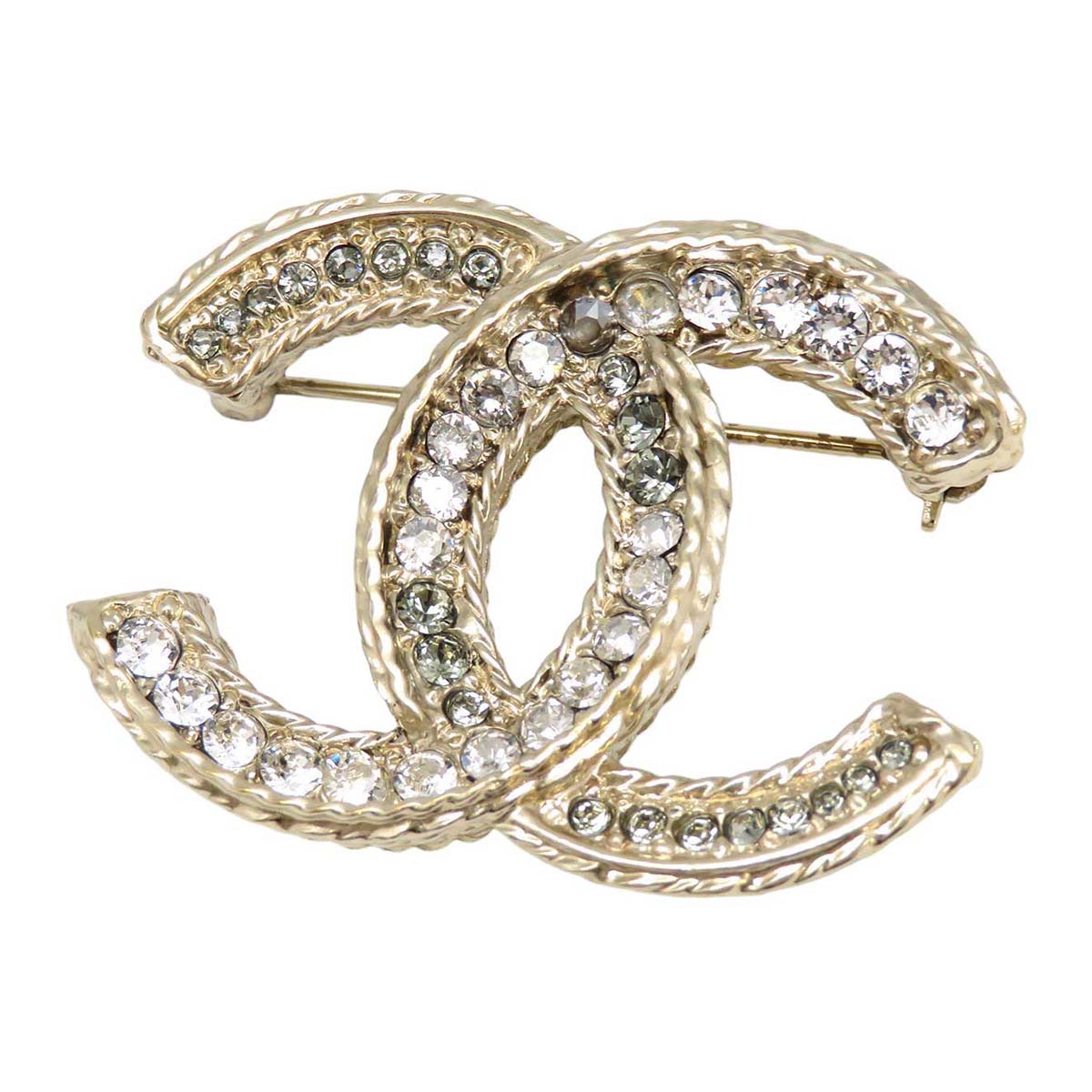 Chanel GP Strass Coco Mark Rhinestone Brooch