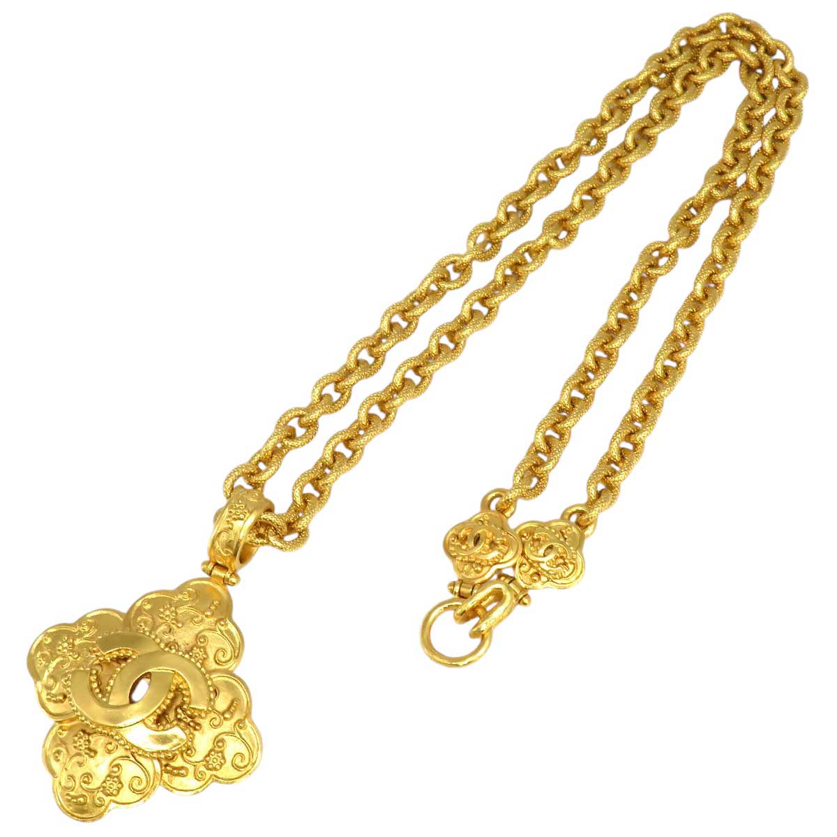 Chanel Vintage Coco Mark Long Necklace