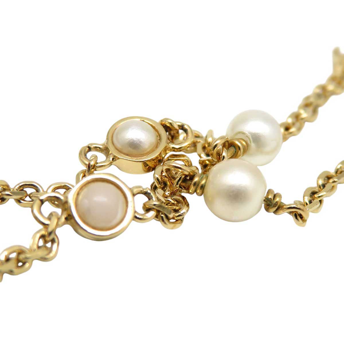 Dior Metal Resin Pearl Bracelet 46627