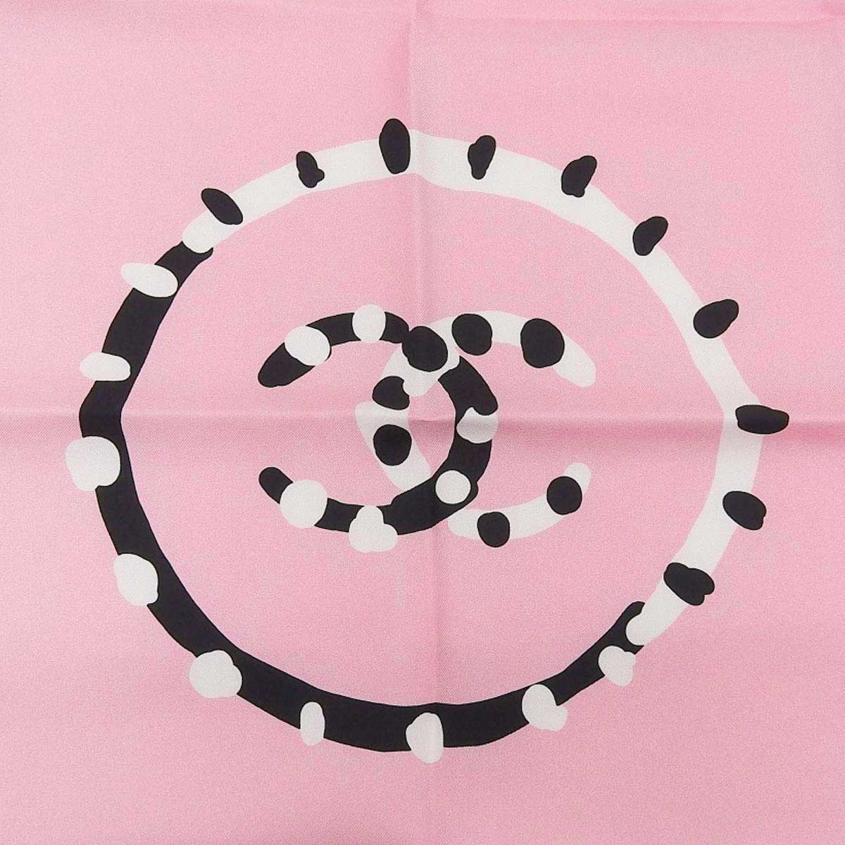 Chanel Silk Scarf Pink