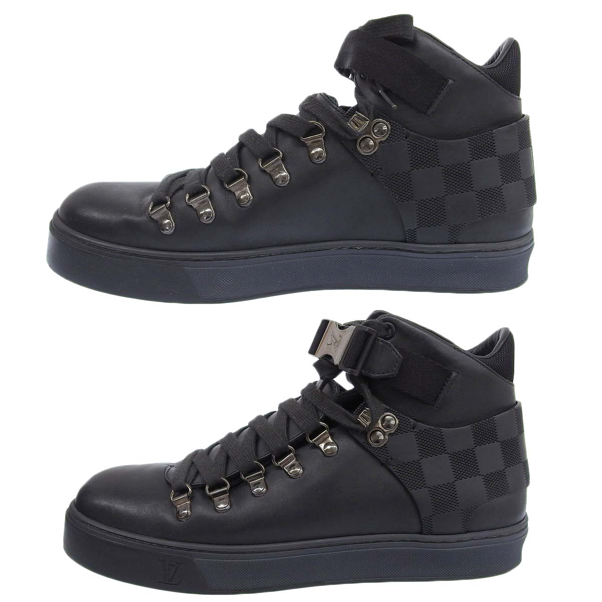 Louis Vuitton Damier Graphite Leather Sneakers