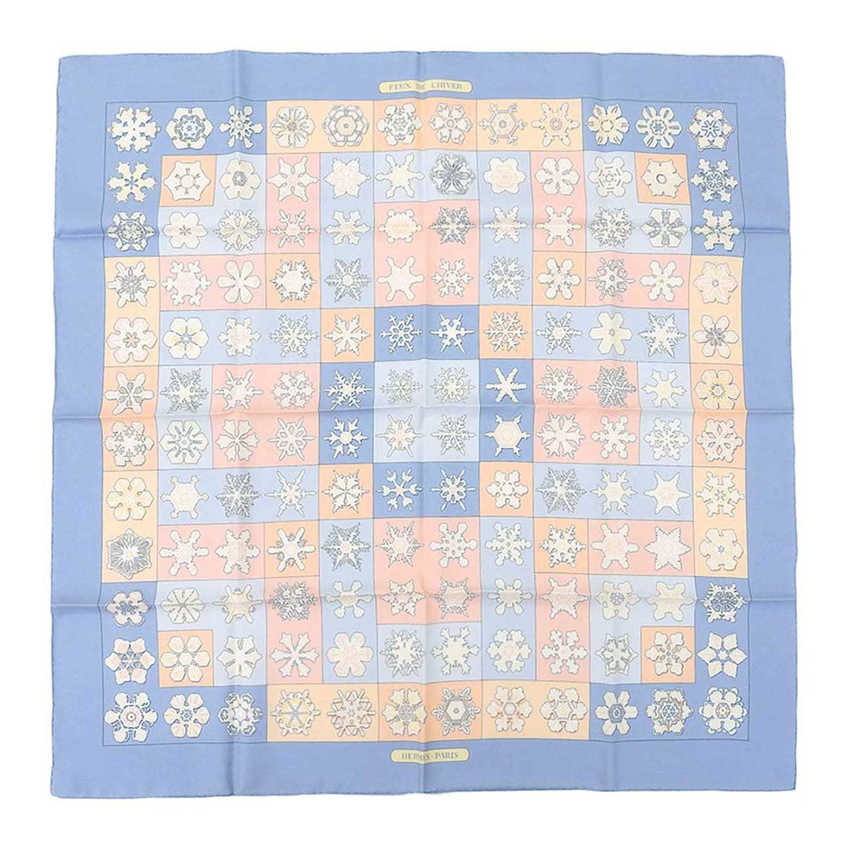 Hermes Silk Scarf FEUX DE L'HIVER