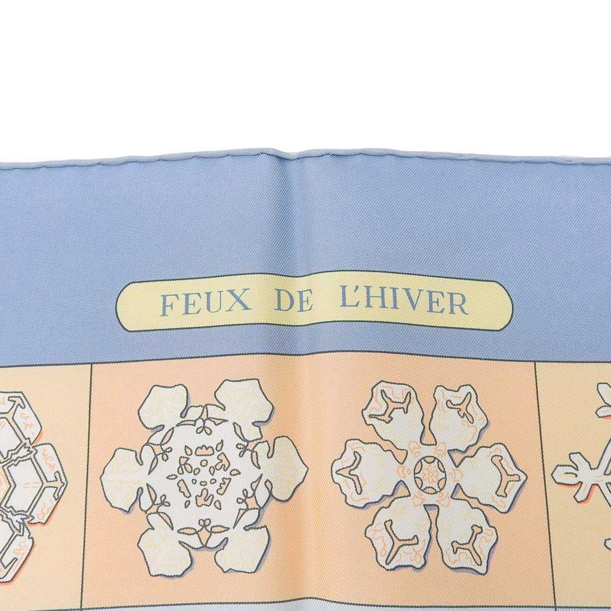 Hermes Silk Scarf FEUX DE L'HIVER