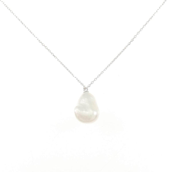 White South Sea Pearl K14 White Gold Necklace