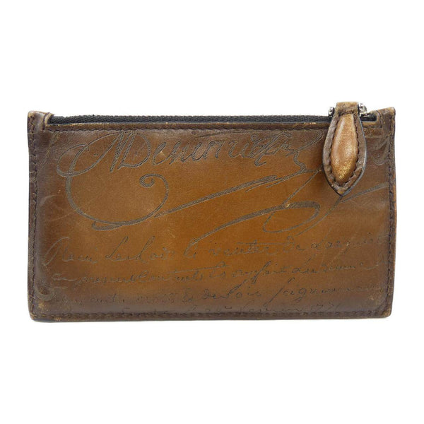 Berluti Core Maxi Scritto Leather Card Case