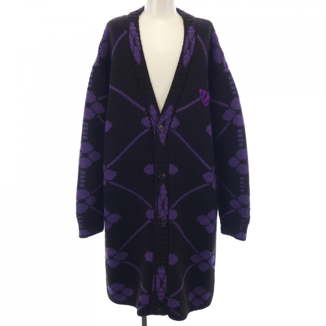 Prada Triangle Logo Wool Coat