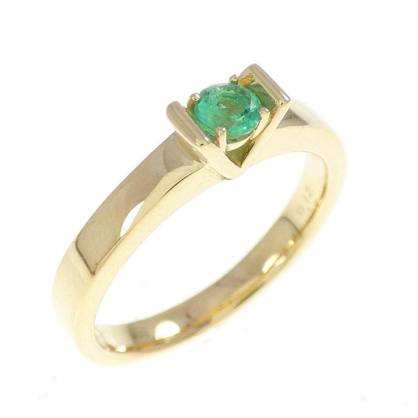 GINZA TANAKA Au750 Emerald Ring