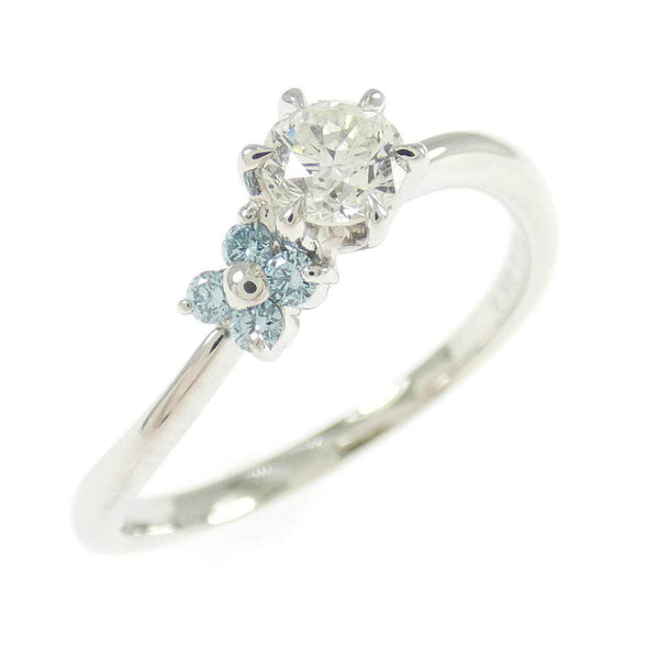 Pt950 Flower Diamond Ring