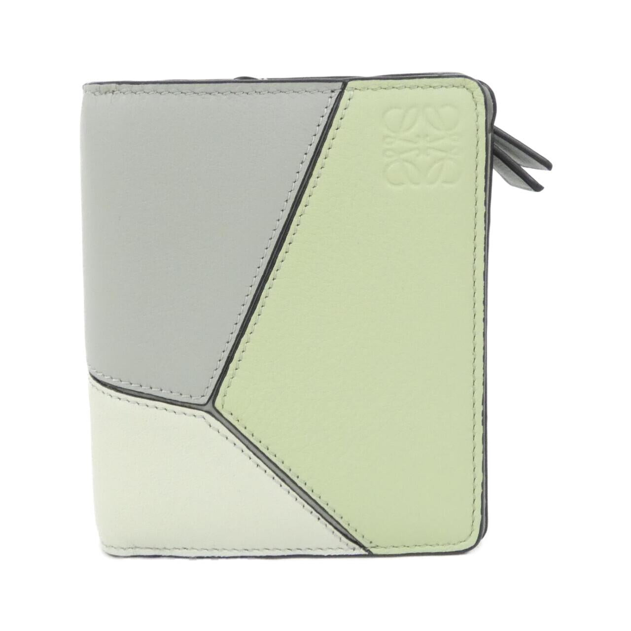 Loewe Puzzle Compact Zip Wallet Calf Wallet