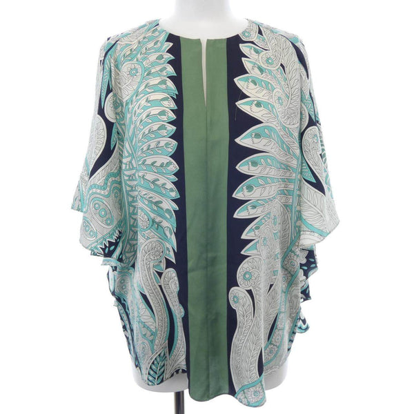 Hermes LE JARDIN MAHARANI Silk Top