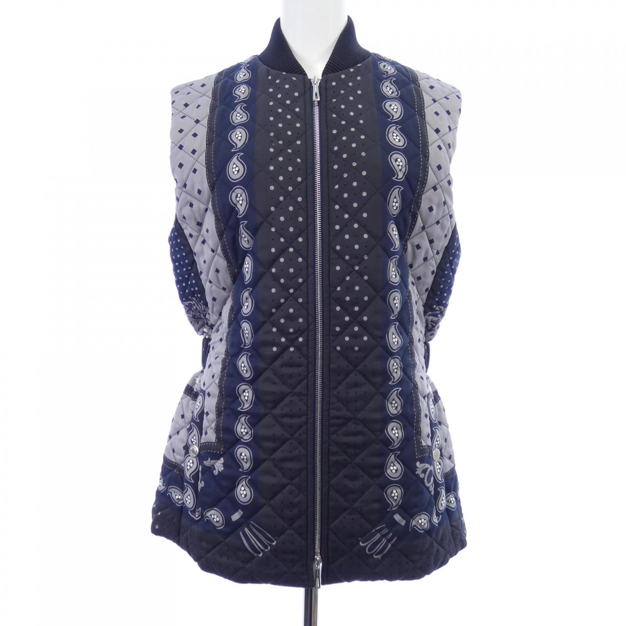 Hermès HARNAIS DE COUR40 Silk Cashmere Vest