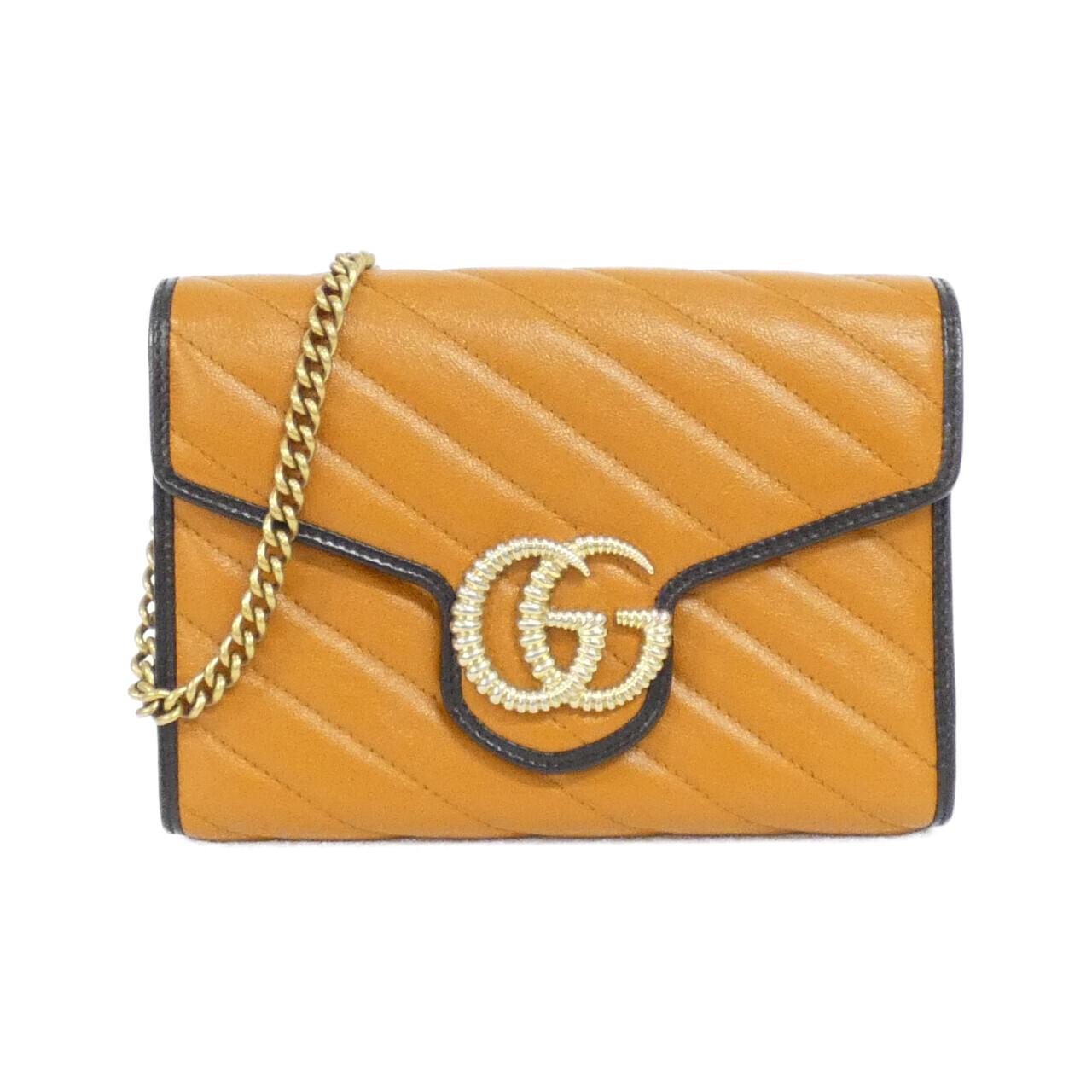 Gucci GG MARMONT Leather Chain Wallet