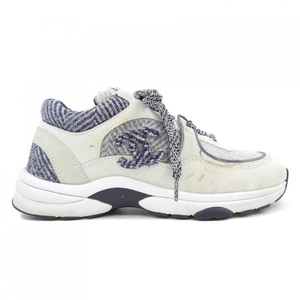 Chanel Fabric Calfskin Sneakers