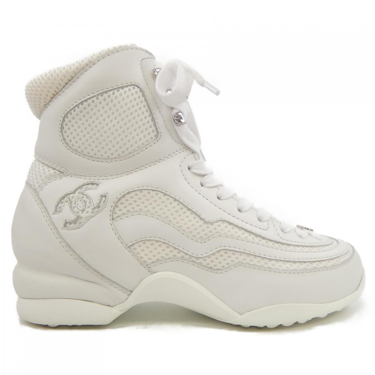 Chanel G45220B14083 Calfskin&Fabric Sneakers