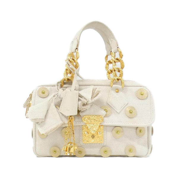 Louis Vuitton Tinkerbell Polka Dots Panama Canvas Shoulder Bag