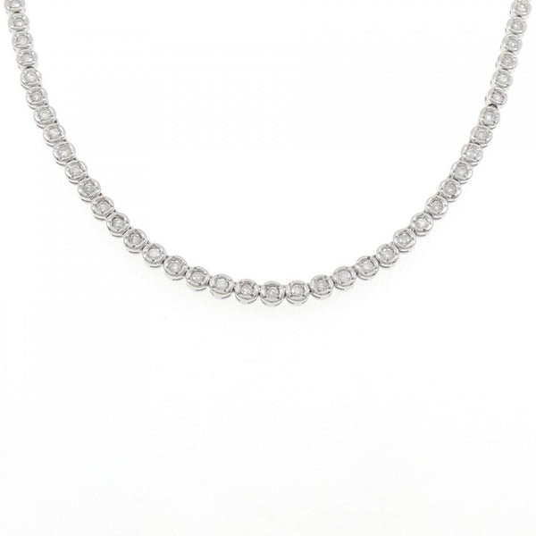 PT850 2.00CT Diamond Necklace