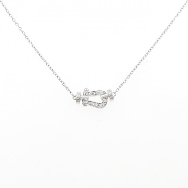 Fred Force 10 750 White Gold Diamond Necklace