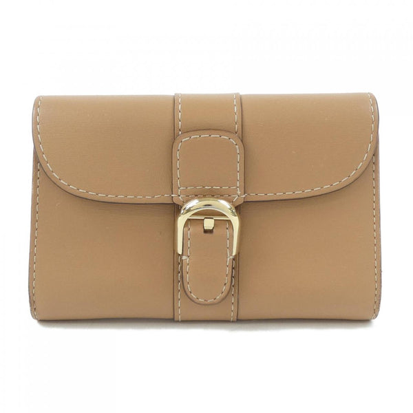 Delvaux Brillant Compact Wallet Box Calf Wallet
