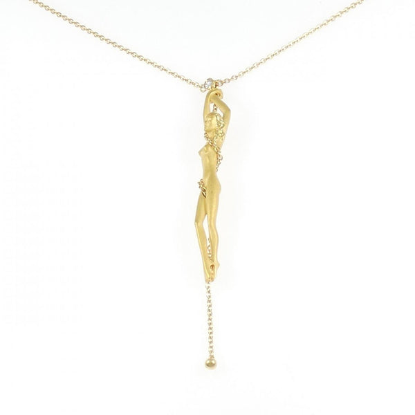 Carrera y Carrera Pacifico Silence Au750 Yellow Gold Necklace