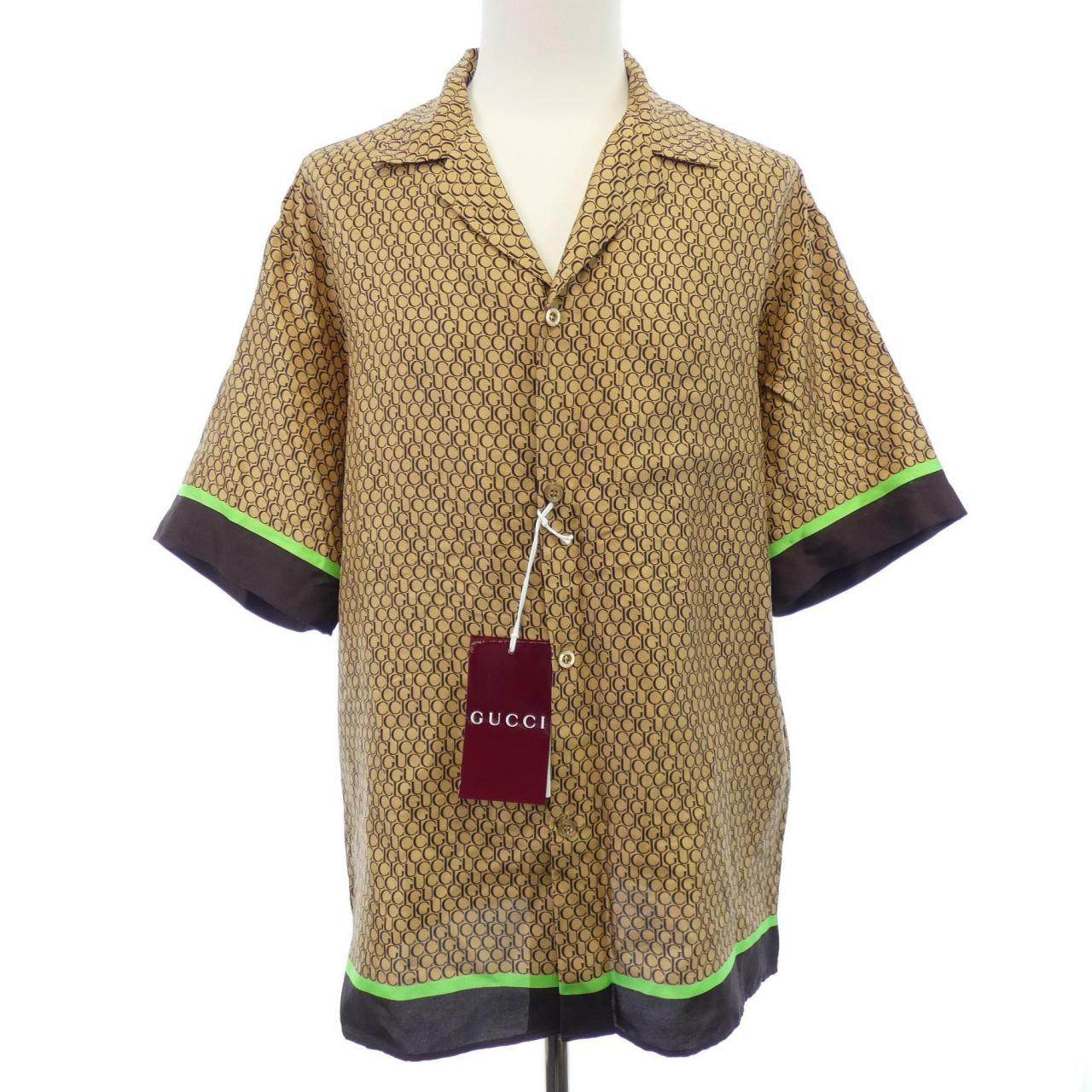 Gucci Silk Short Sleeve Shirt