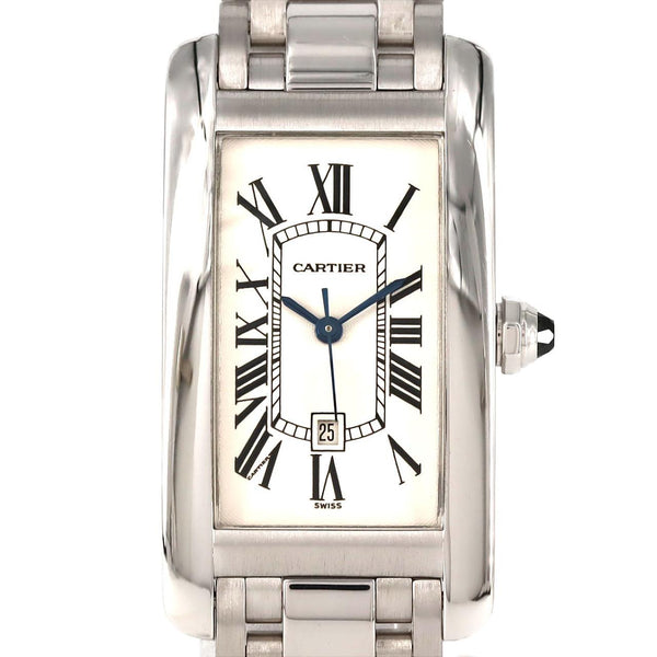 Cartier Tank American White Gold Automatic
