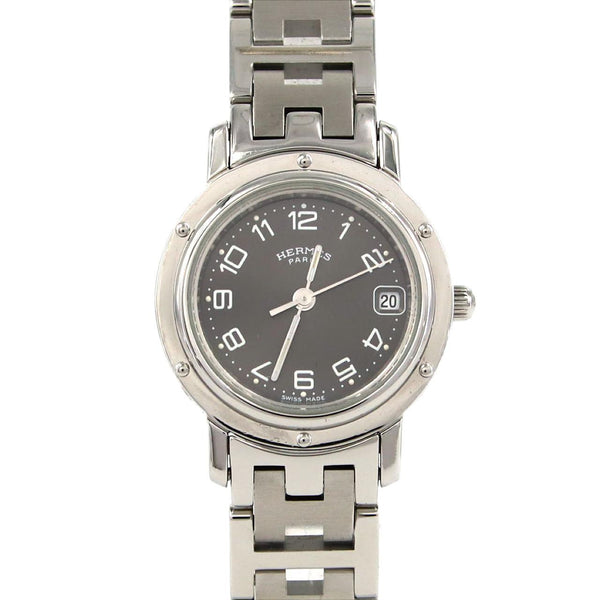 Hermes Clipper Stainless Steel Quartz