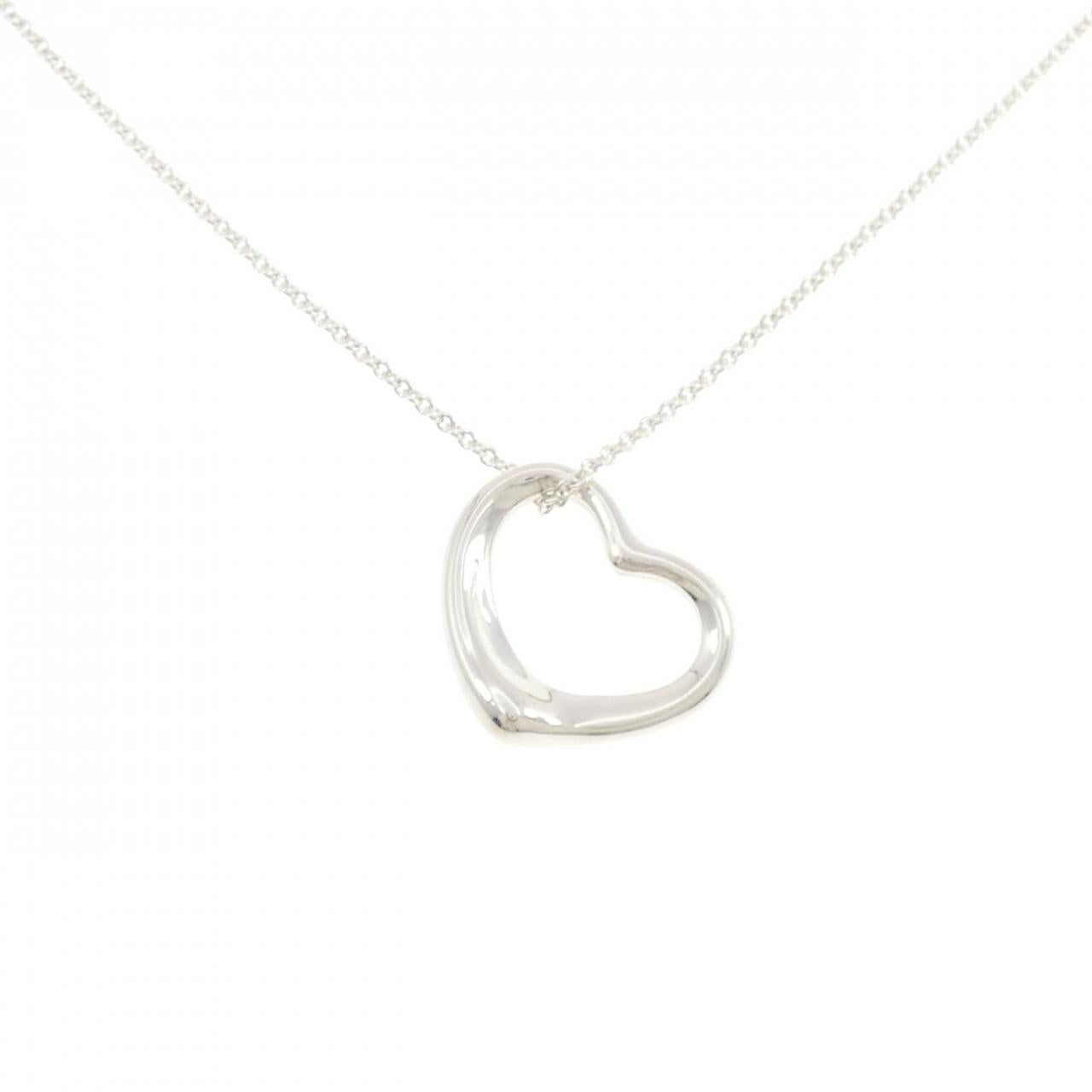 Tiffany Open Heart 925 Silver Necklace
