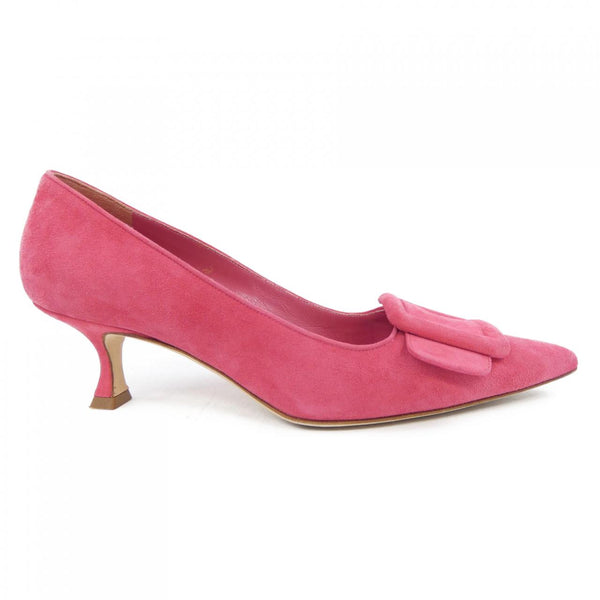 Manolo Blahnik MAYSALEPUMP 50 Suede Pumps